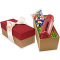 24 Oz. Sports Bottle Gift Box w/ Gumballs